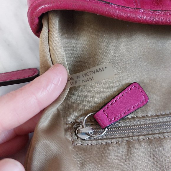 Coach F23901 Pink Daisy Leather Mia Leather Crossbody Bag - Picture 11 of 15